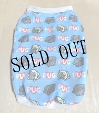 pug水色☆受注作成（送料無料）
